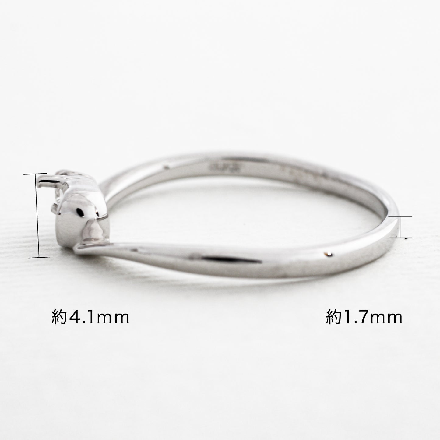 【空枠】3.4mm丸 0.15ct リング | wk33202