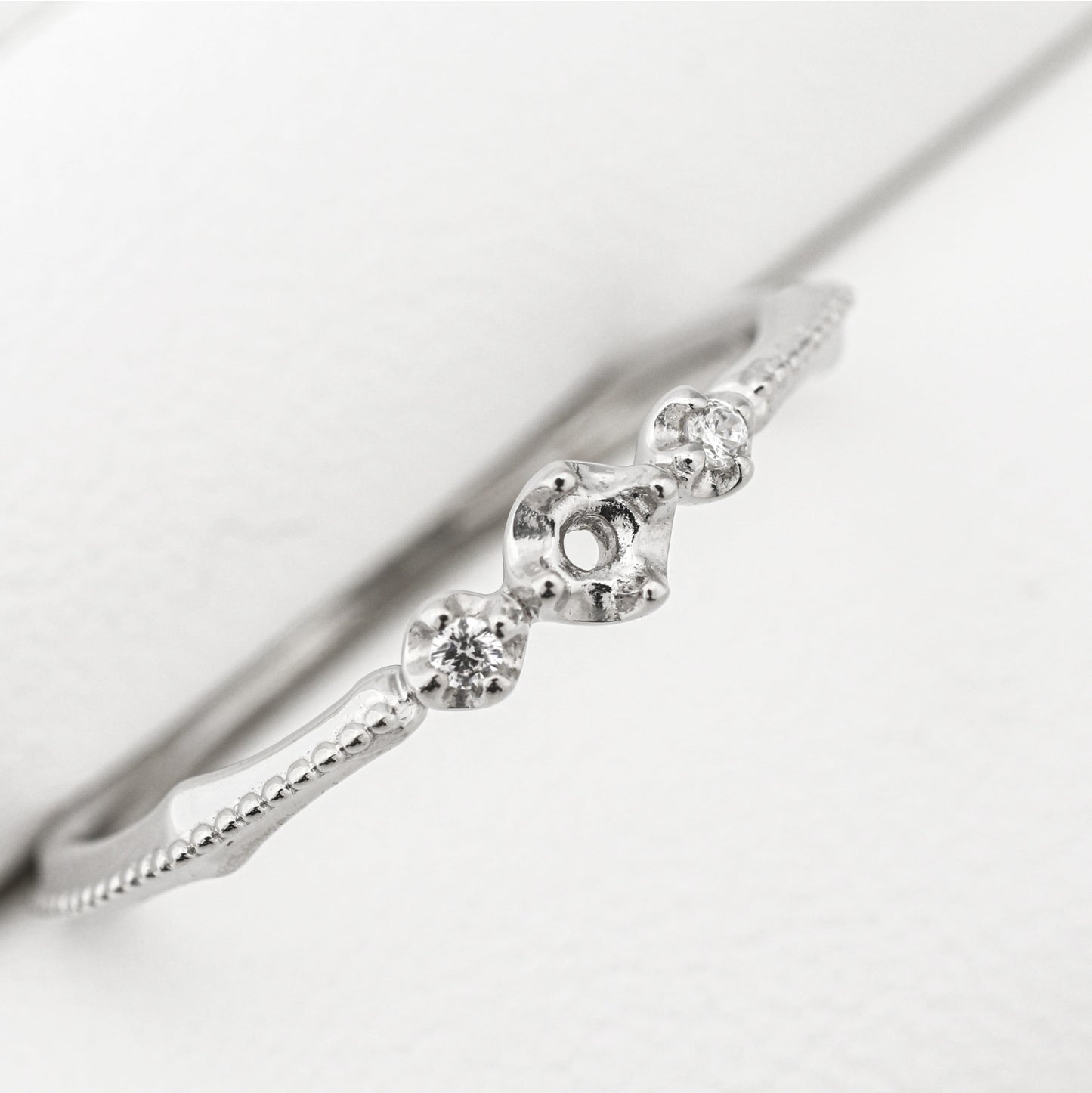 【空枠】2.3mm丸 0.05ct リング | wk33217