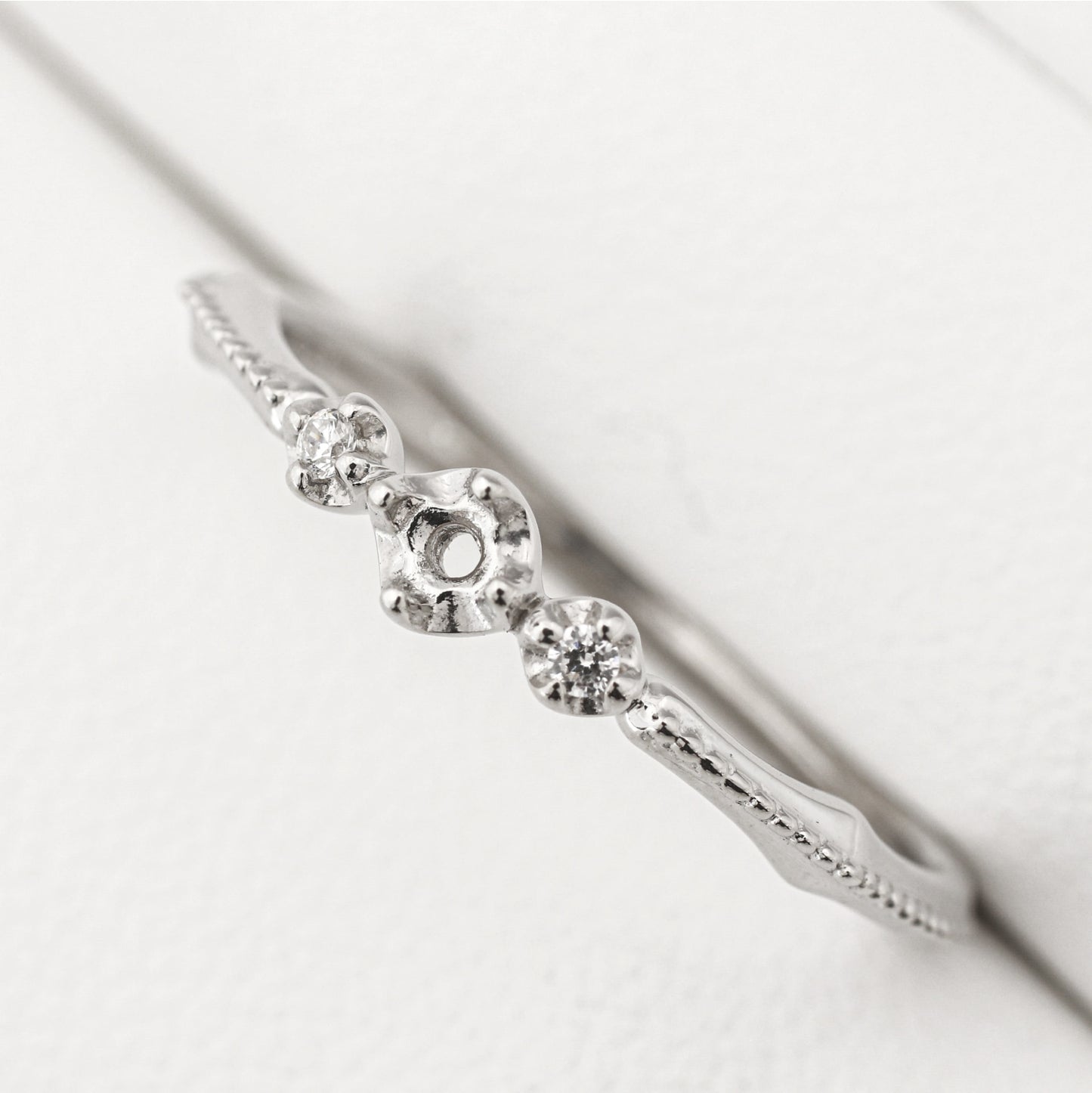 【空枠】2.3mm丸 0.05ct リング | wk33217
