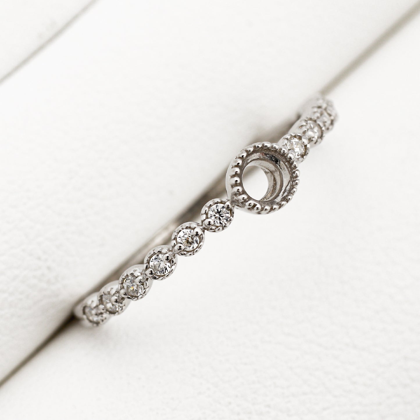【空枠】3.4mm丸 0.15ct リング | wk33409