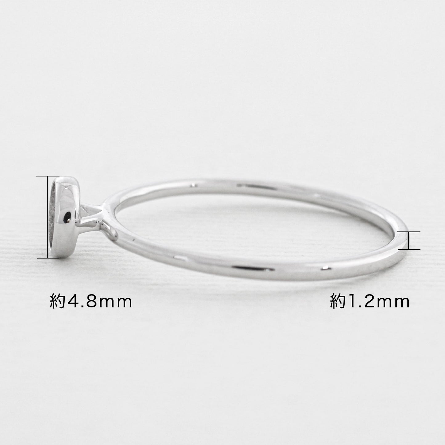 【空枠】4.0mm丸 0.25ct リング | wk34087
