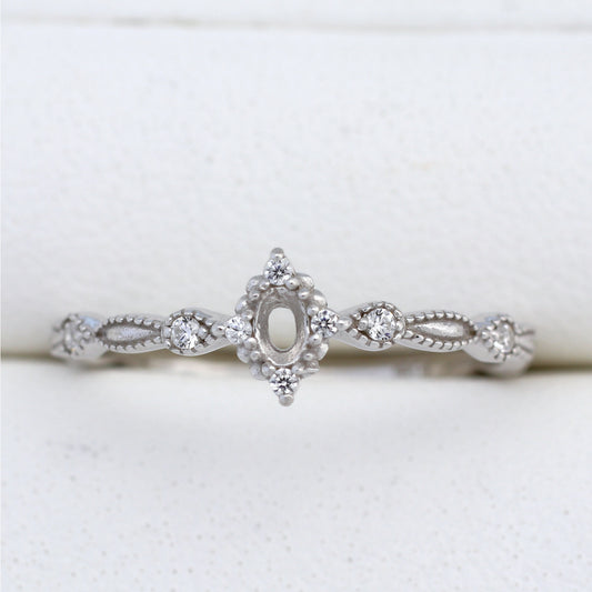 【空枠】3x2オーバル リング | wk35306