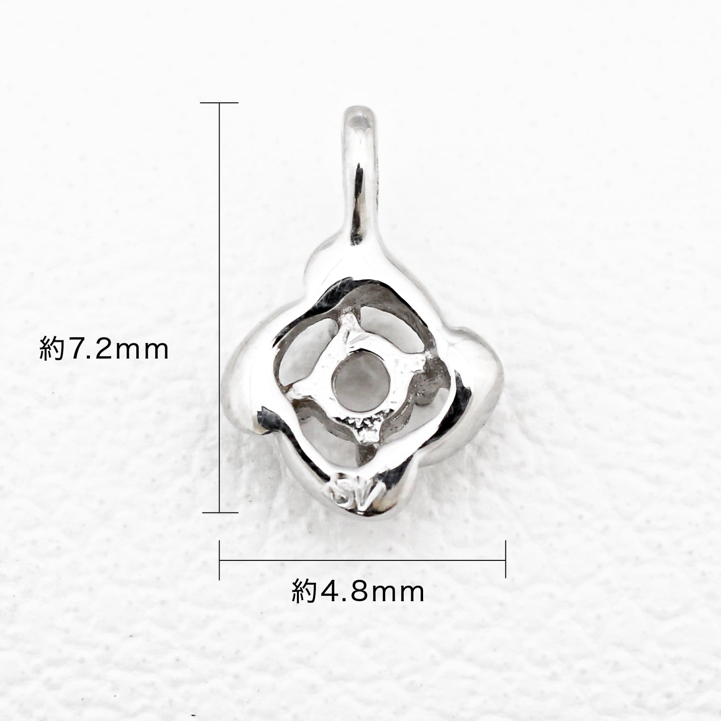 【空枠】2.0mm丸 0.03ct ペンダント | wk50155