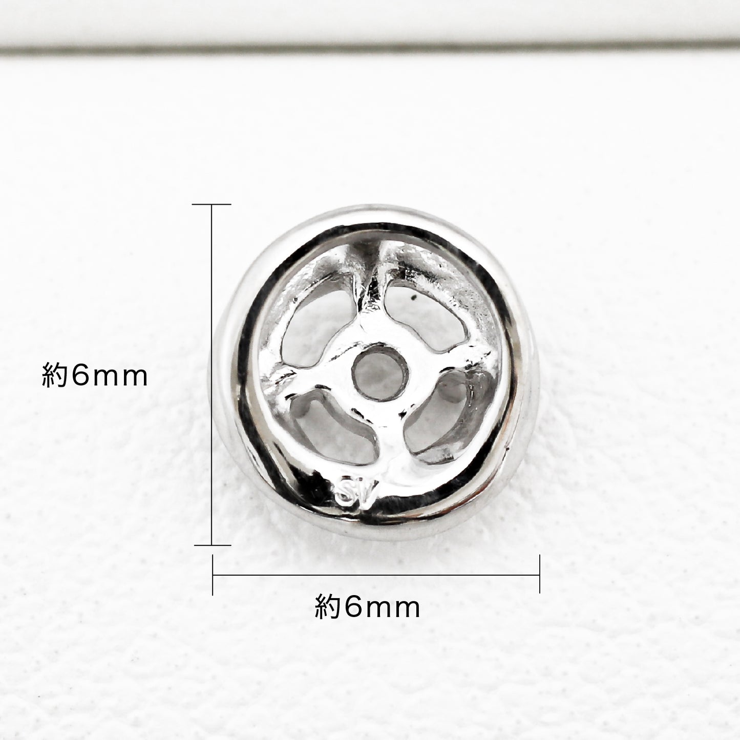【空枠】2.3mm丸 0.05ct ペンダント | wk50353