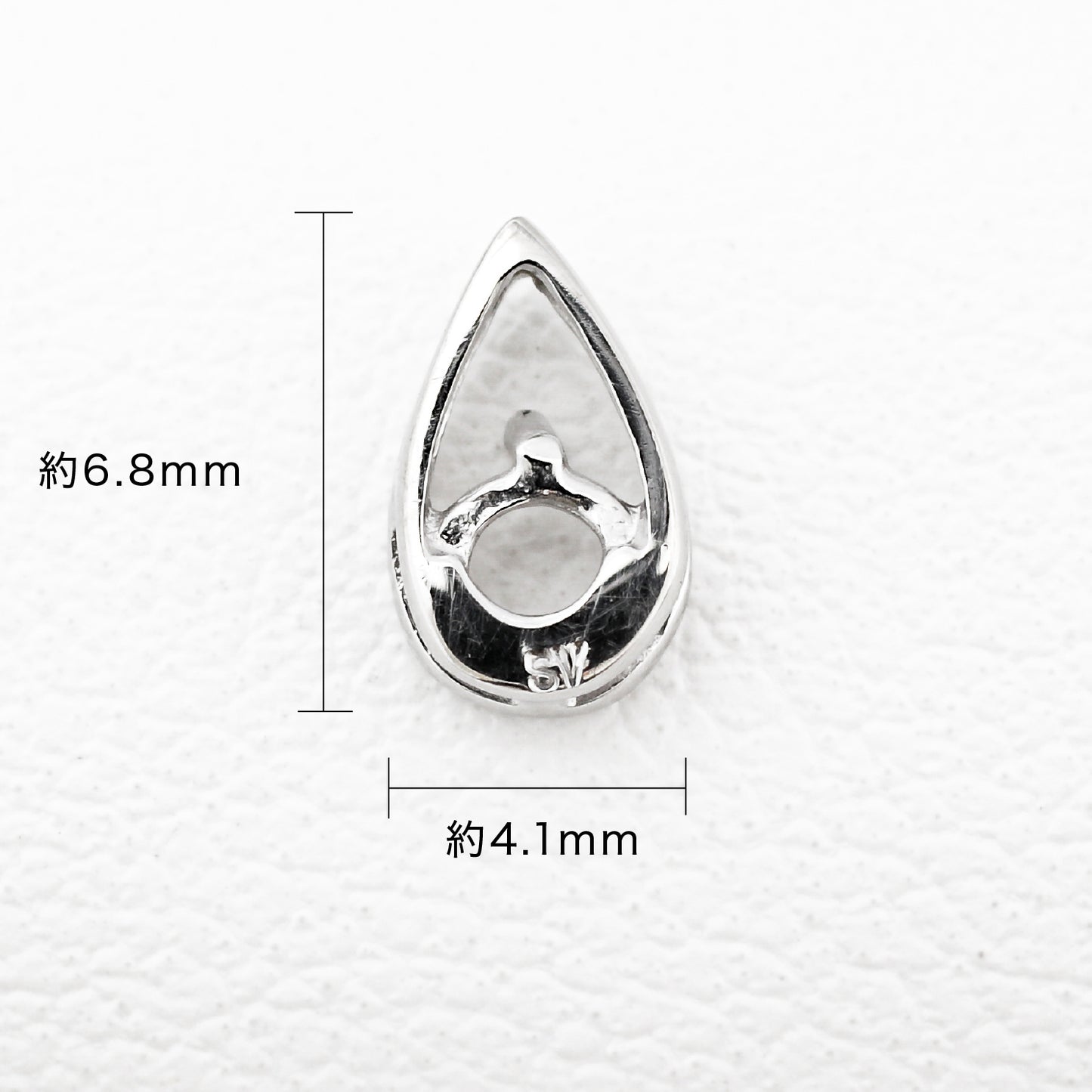 【空枠】2.6mm丸 0.08ct ペンダント | wk50552