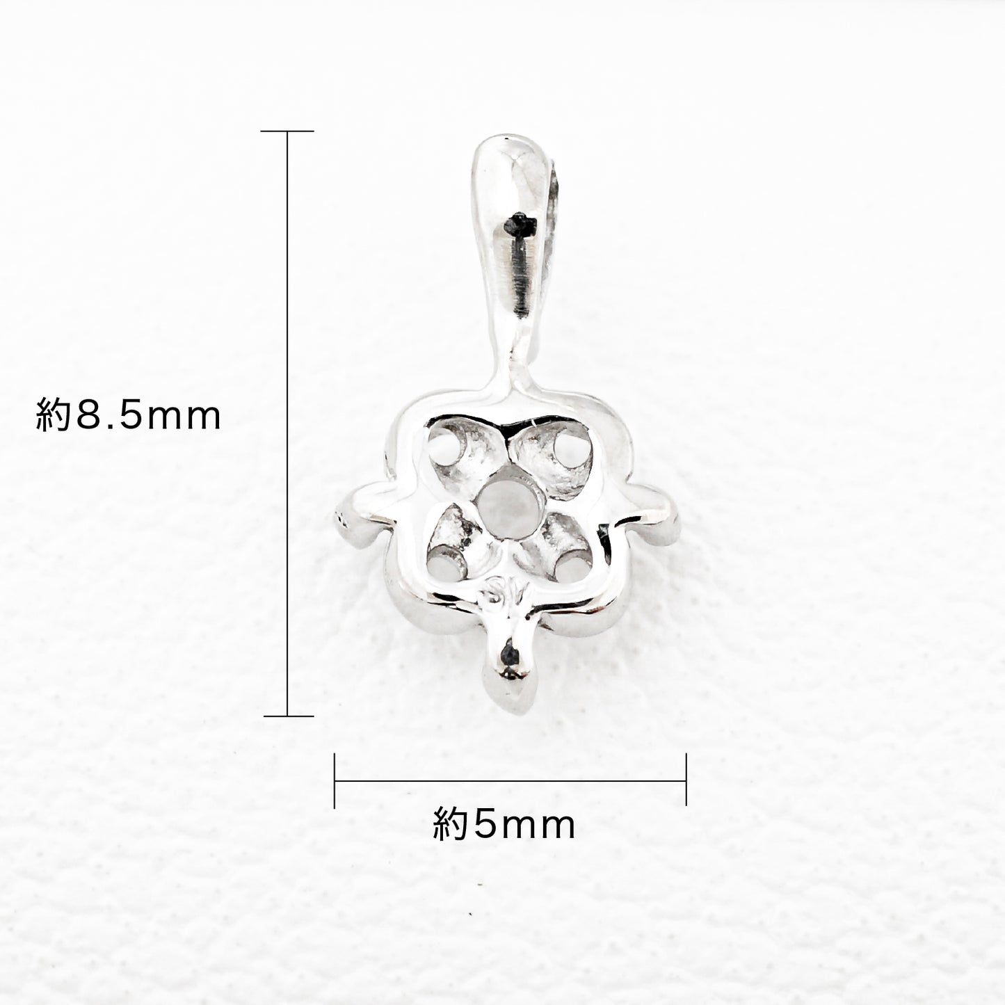 【空枠】2.0mm丸 0.03ct ペンダント | wk50598