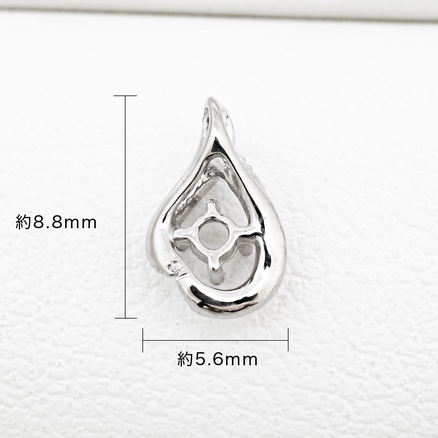 【空枠】2.0mm丸 0.03ct ペンダント | wk50669