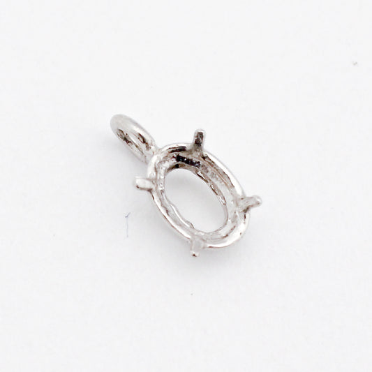 【空枠】3x2オーバル ふち有りペンダント | wkae40