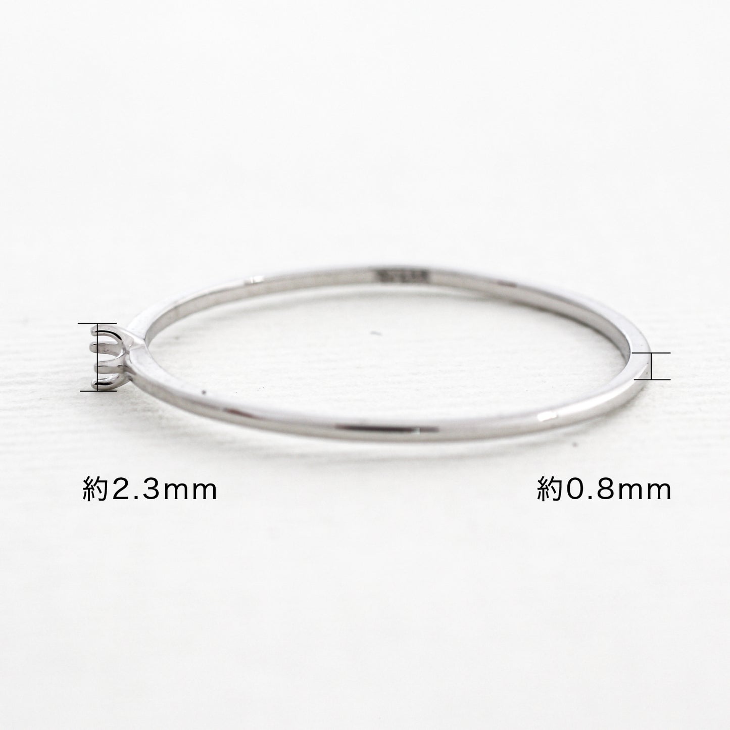 【空枠】1.5mm丸 0.015ct リング | wkcor-14