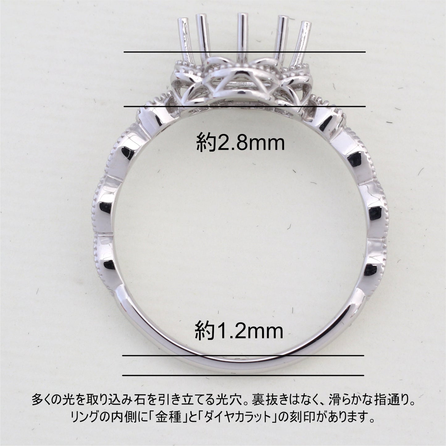 【空枠】6x4オーバル リング | wkcor-464