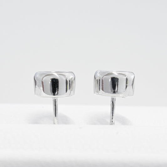 【空枠】3.7mm丸 0.20ct x 2ピース 覆輪スタッドピアス | wkcp1152