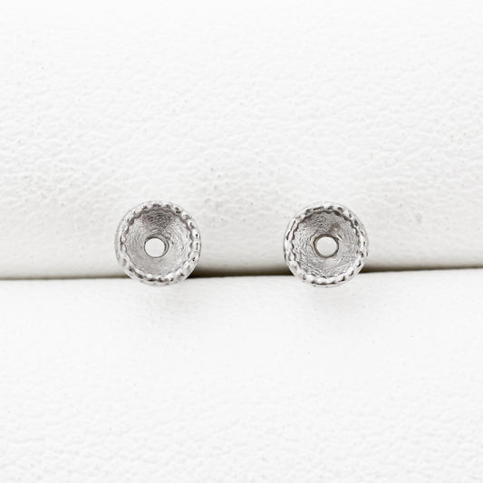 【空枠】2.8mm丸 0.08ct x 2ピース ピアス | wkcp2679