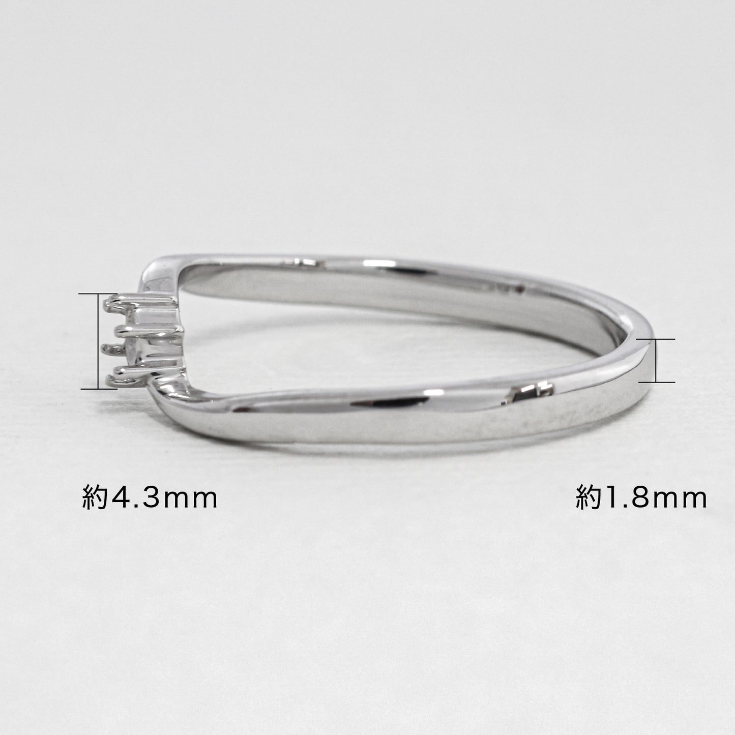 【空枠】2.6mm丸 0.08ct リング | wkdr4759