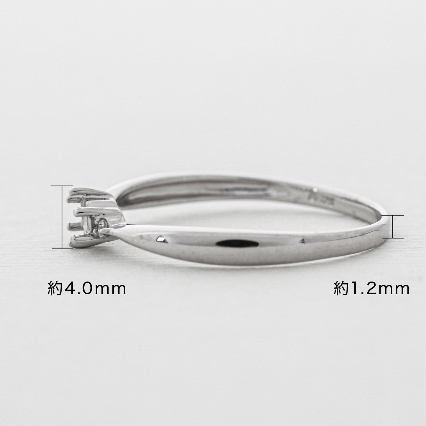 【空枠】3.0mm丸 0.10ct リング | wkdr4874