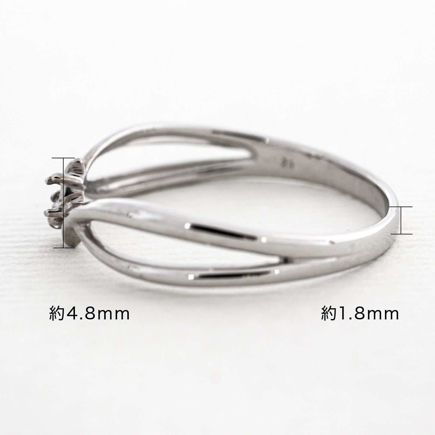 【空枠】2.0mm丸 0.03ct リング | wkdr5050