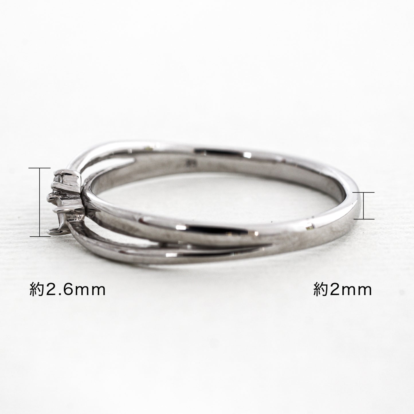 【空枠】2.0mm丸 0.03ct リング | wkdr5060