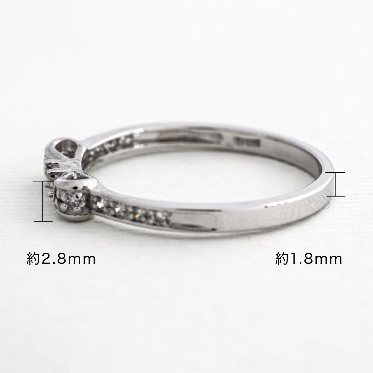 【空枠】2.0mm丸 0.03ct リング | dr6205