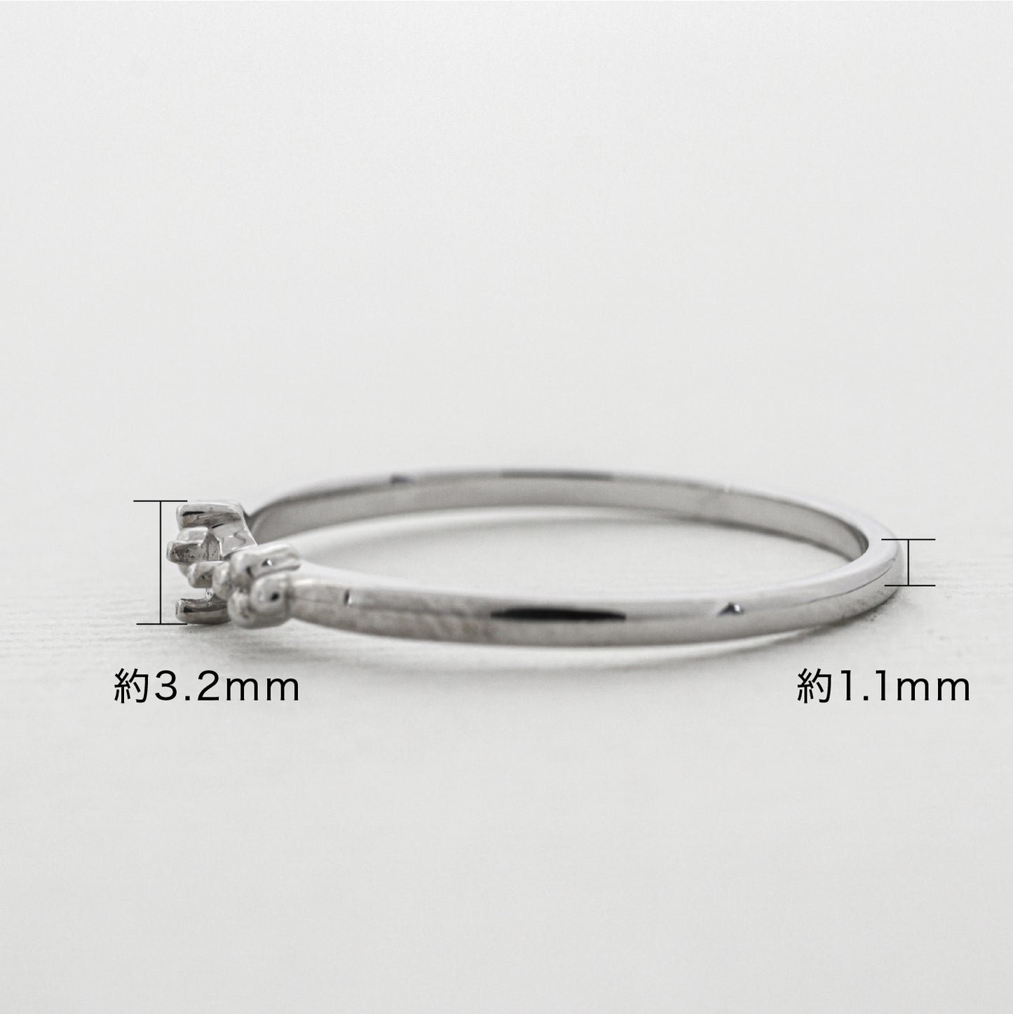 【空枠】2.0mm丸 0.03ct リング | wkdr6521