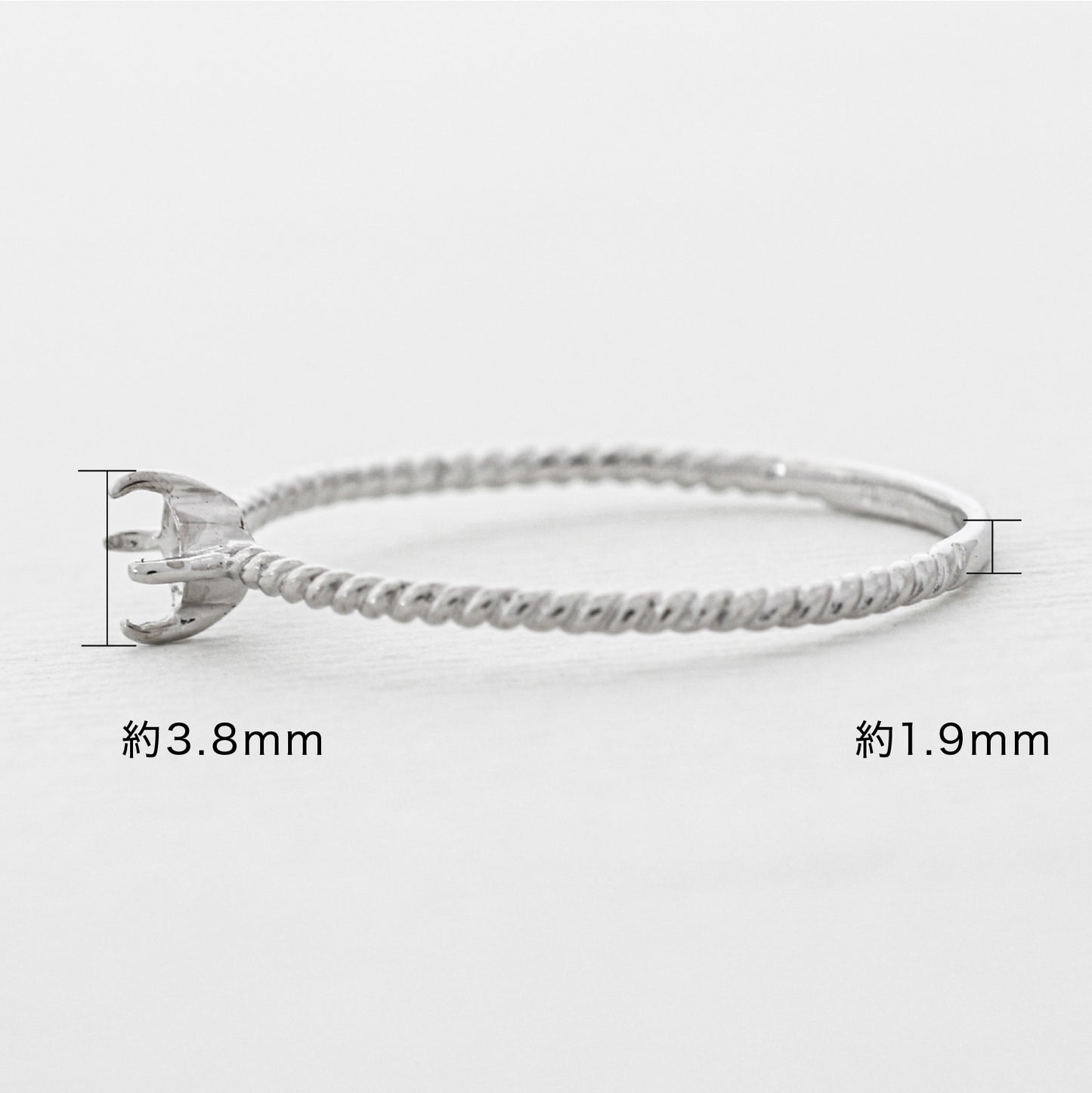 【空枠】2.9mm丸 0.08ct リング | wkdr6657