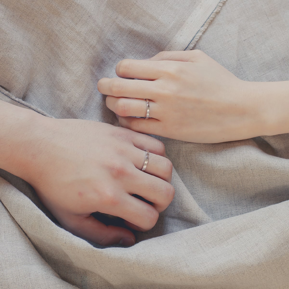 ペアリング 結婚指輪 ダイヤモンド 2本セット | 14745-14744