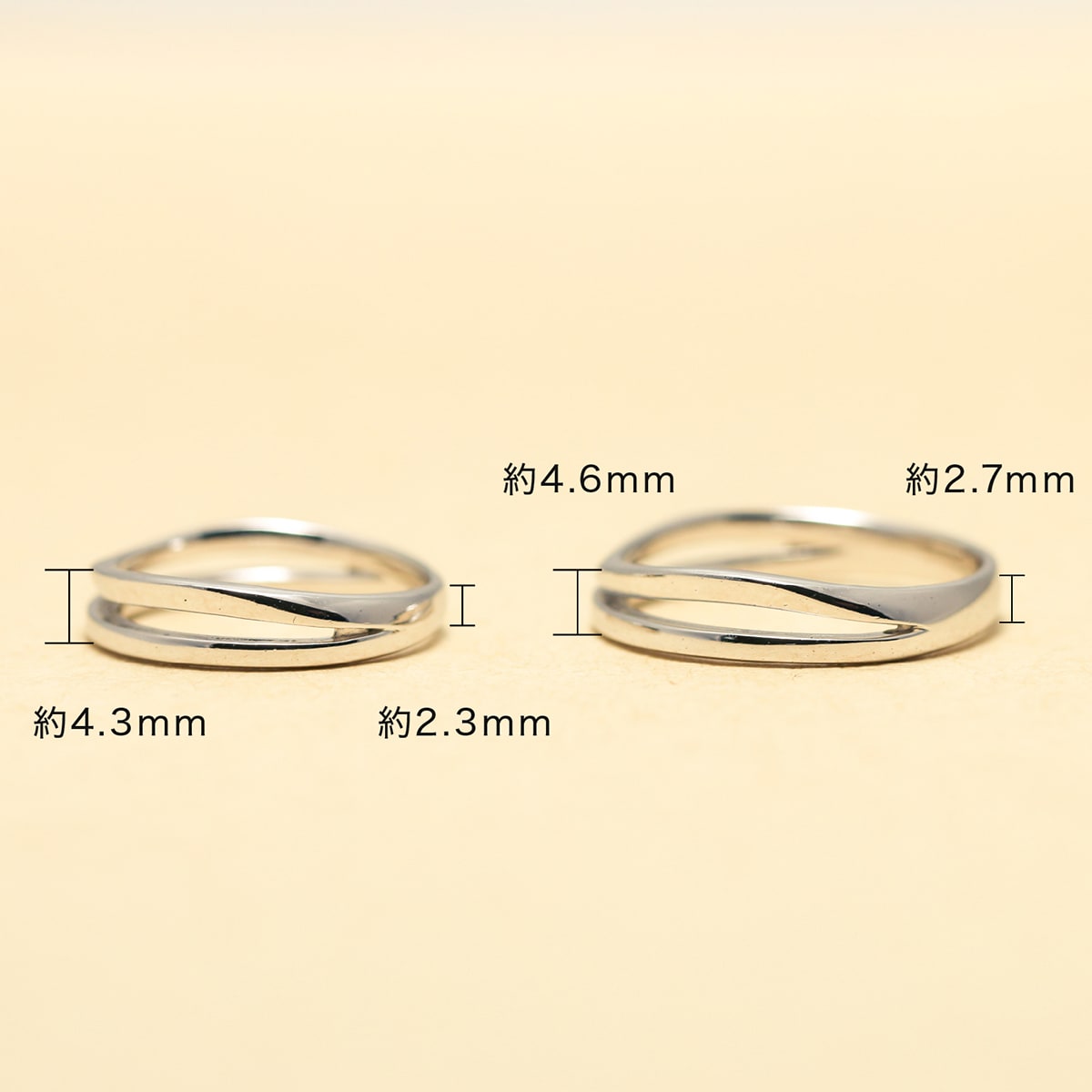 ペアリング 結婚指輪 2本セット | 14792-14791