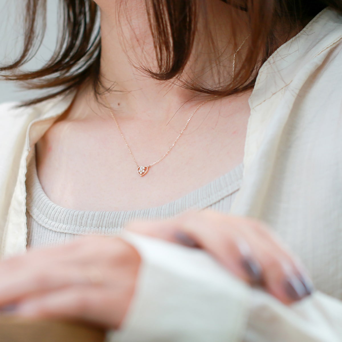 ネックレスダイヤモンド天然ダイヤ | 28066