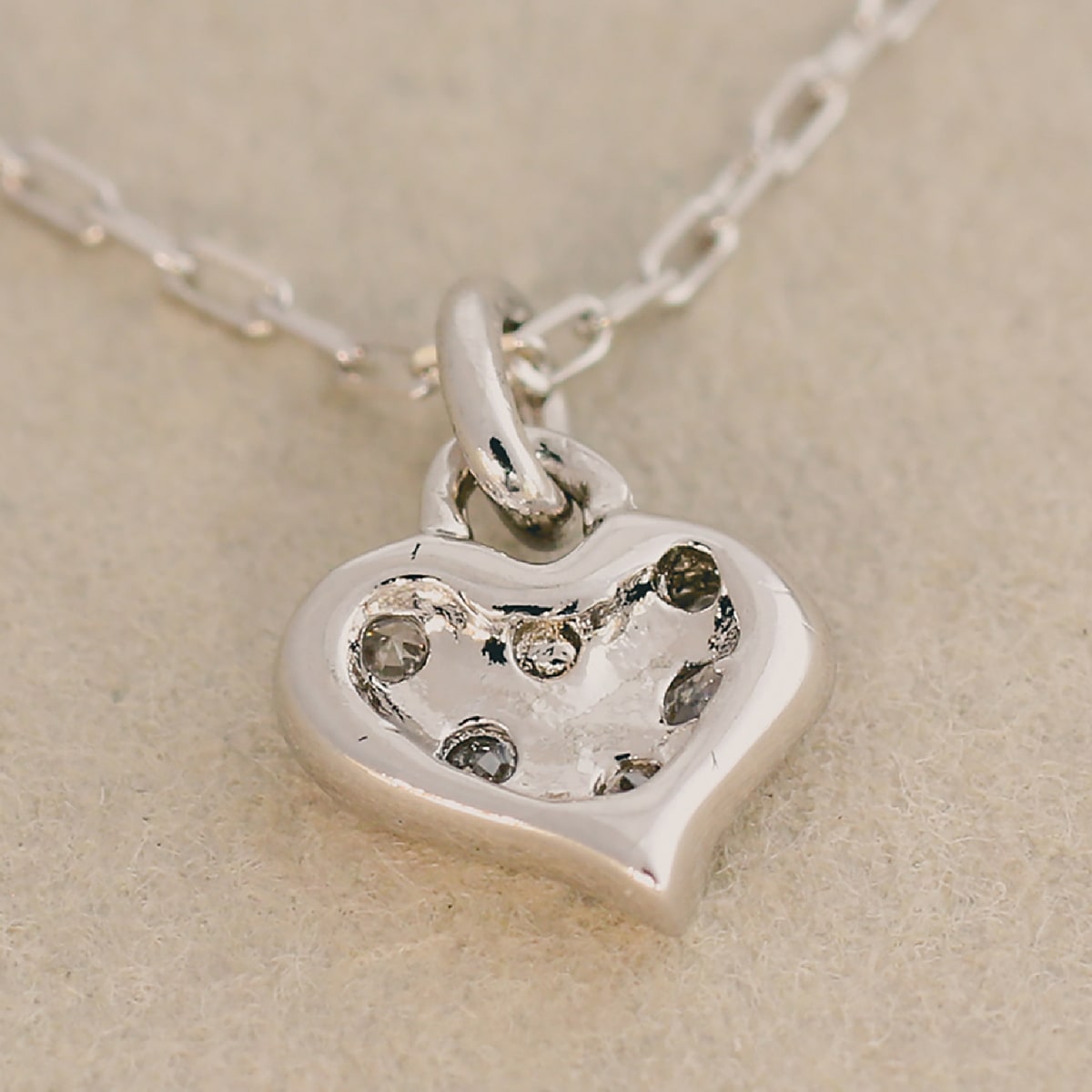 ネックレスダイヤモンドハート天然ダイヤ | 29763