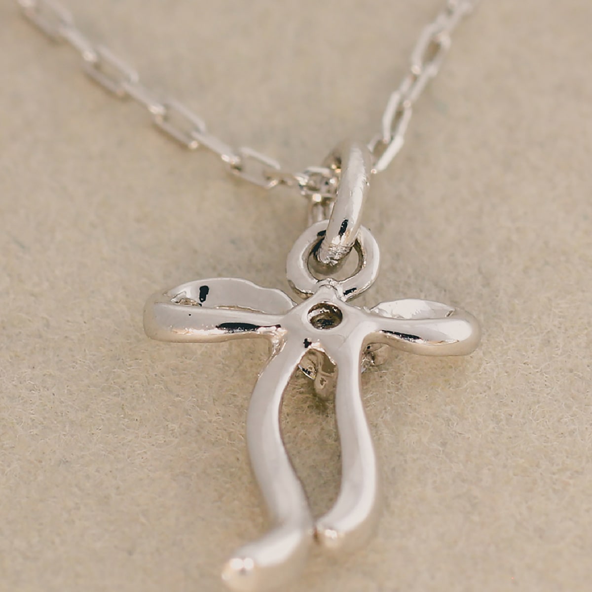 ダイヤモンドネックレス一粒天然ダイヤ | 29764