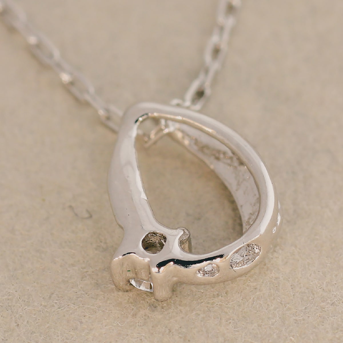 ダイヤモンドネックレス一粒天然ダイヤ | 29792