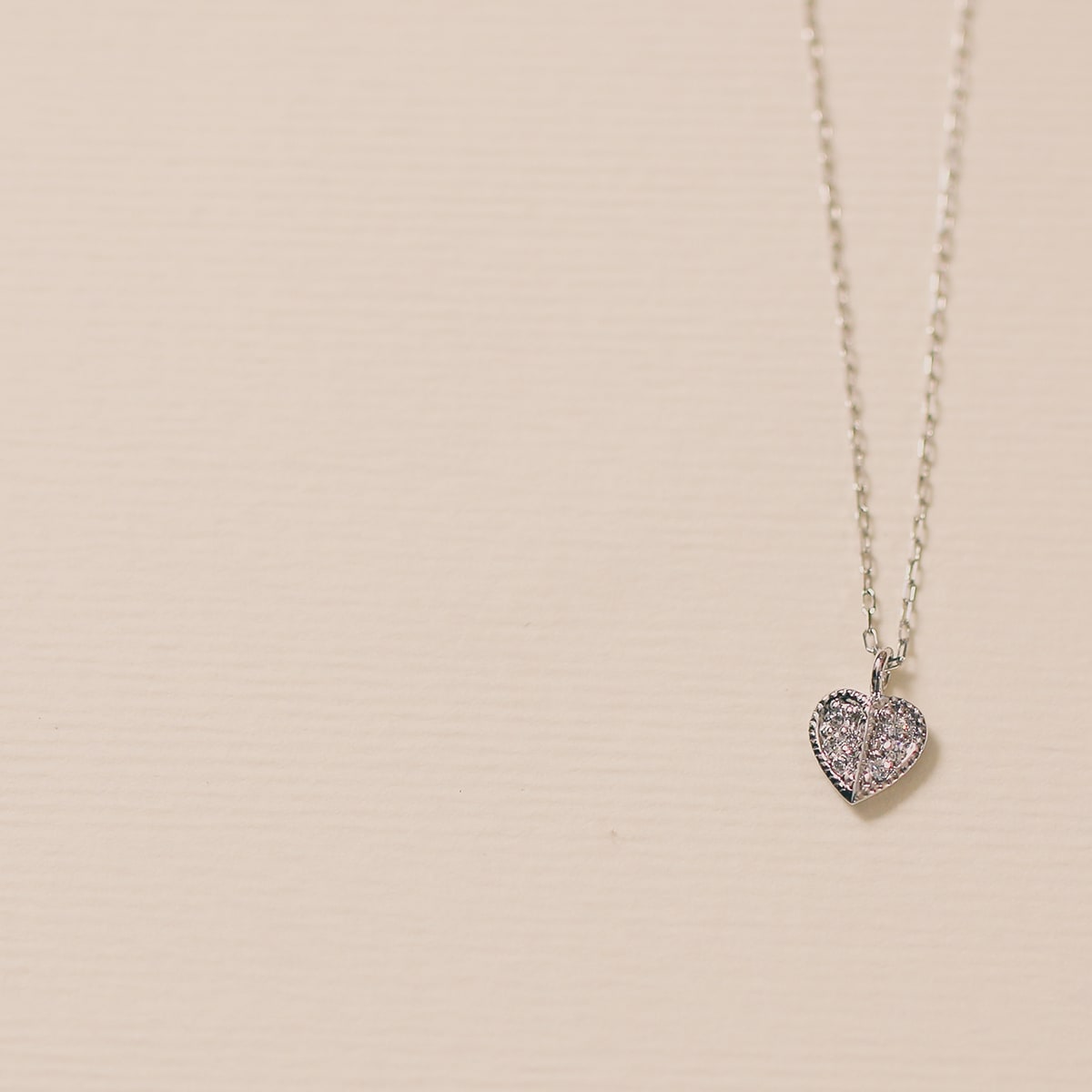 ネックレスダイヤモンドハート天然ダイヤ | 29991