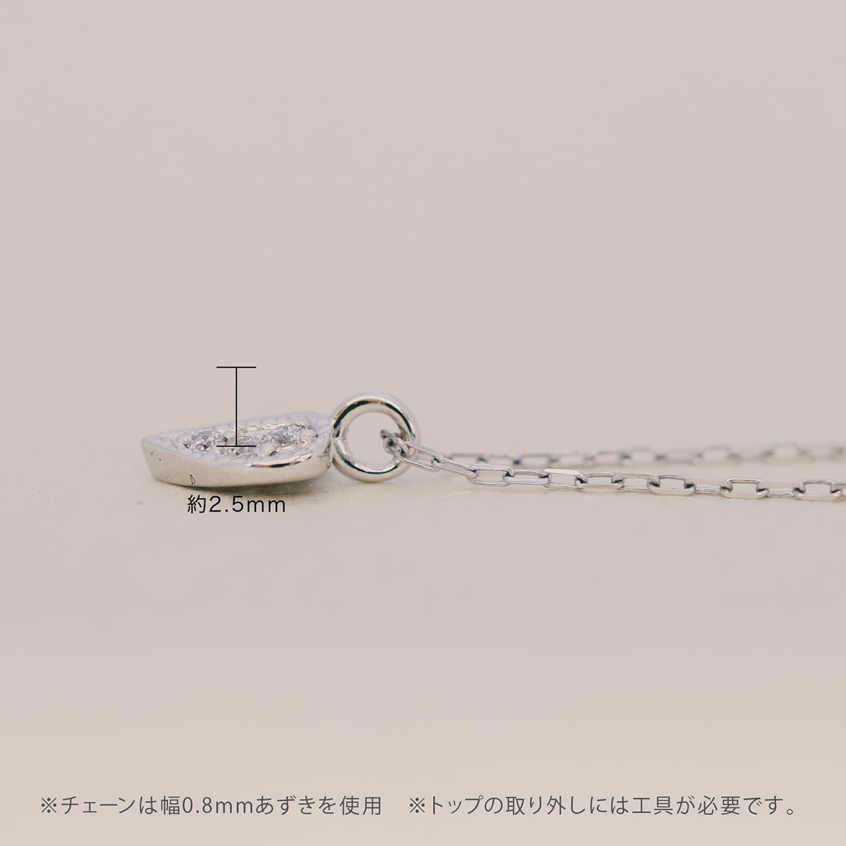 ネックレスダイヤモンドハート天然ダイヤ | 29991