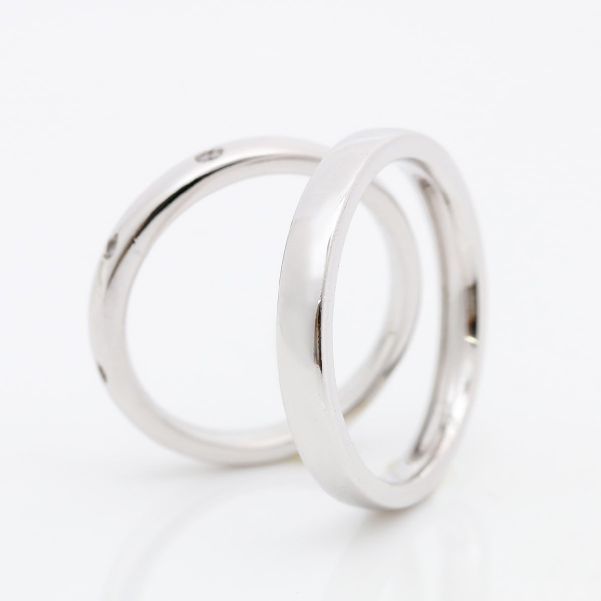 ペアリング 結婚指輪 ダイヤモンド 2本セット | 30143-30142