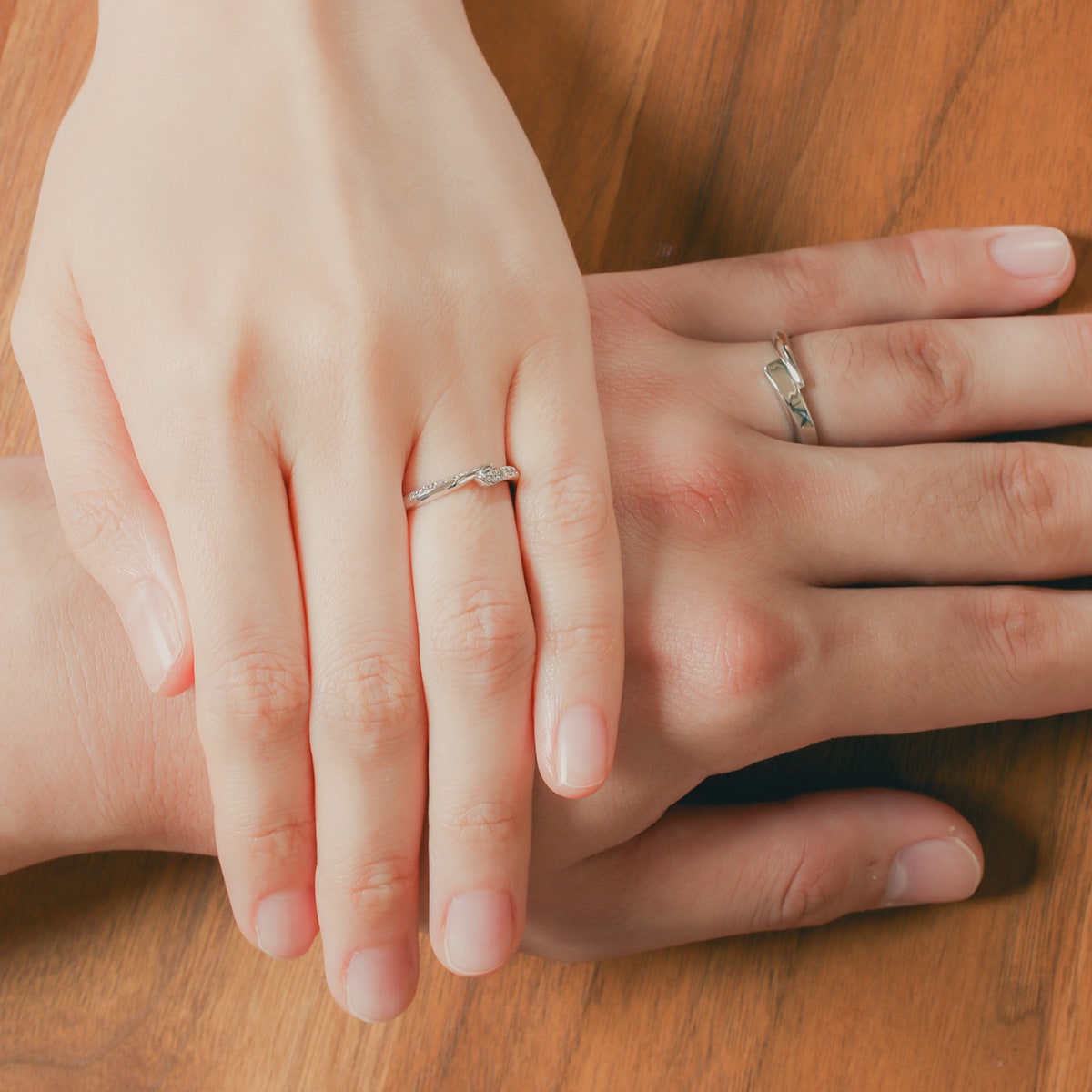 ペアリング 結婚指輪 ダイヤモンド 2本セット | 30145-30146