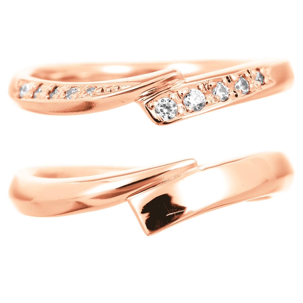 ペアリング 結婚指輪 ダイヤモンド 2本セット | 30145-30146