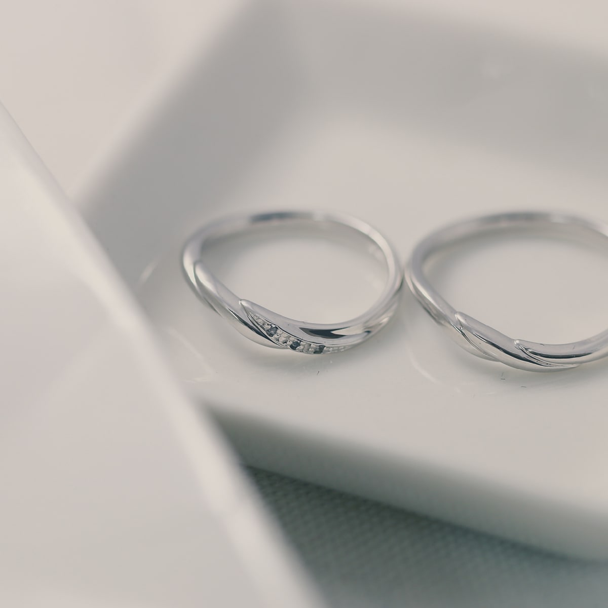 ペアリング 結婚指輪 ダイヤモンド 2本セット | 30406-30405