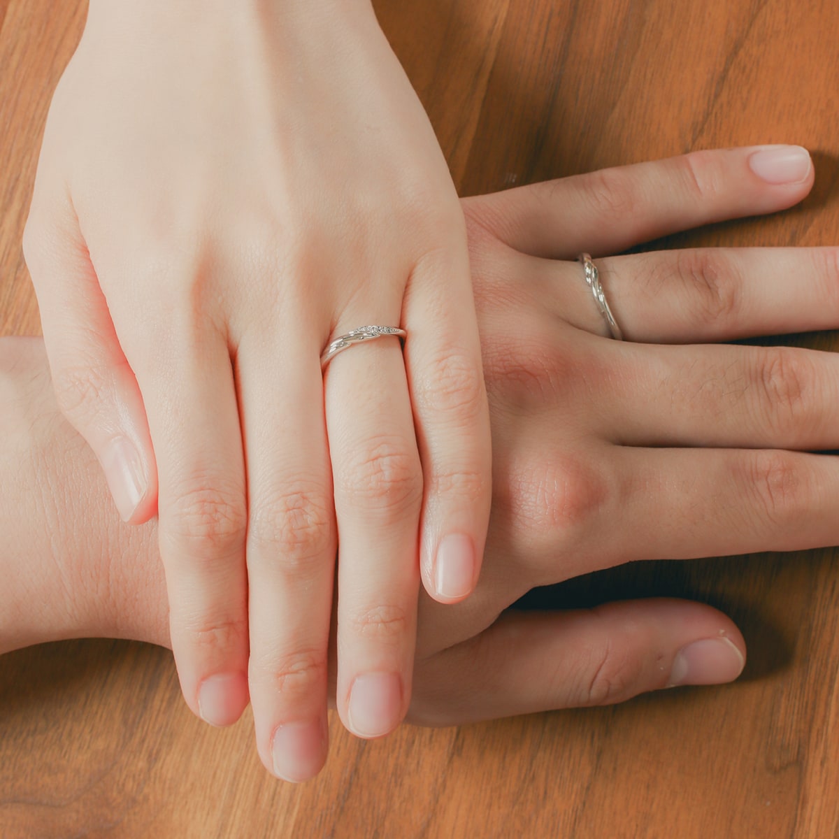 ペアリング 結婚指輪 ダイヤモンド 2本セット | 30406-30405
