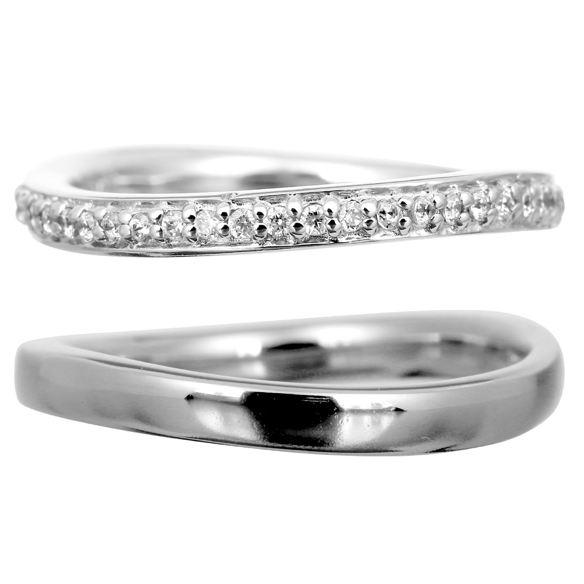 ペアリング 結婚指輪 ダイヤモンド 2本セット | 31439-31438