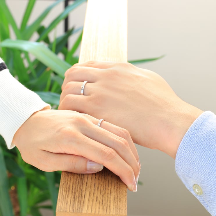 ペアリング 結婚指輪 ダイヤモンド 2本セット | 31550-31551