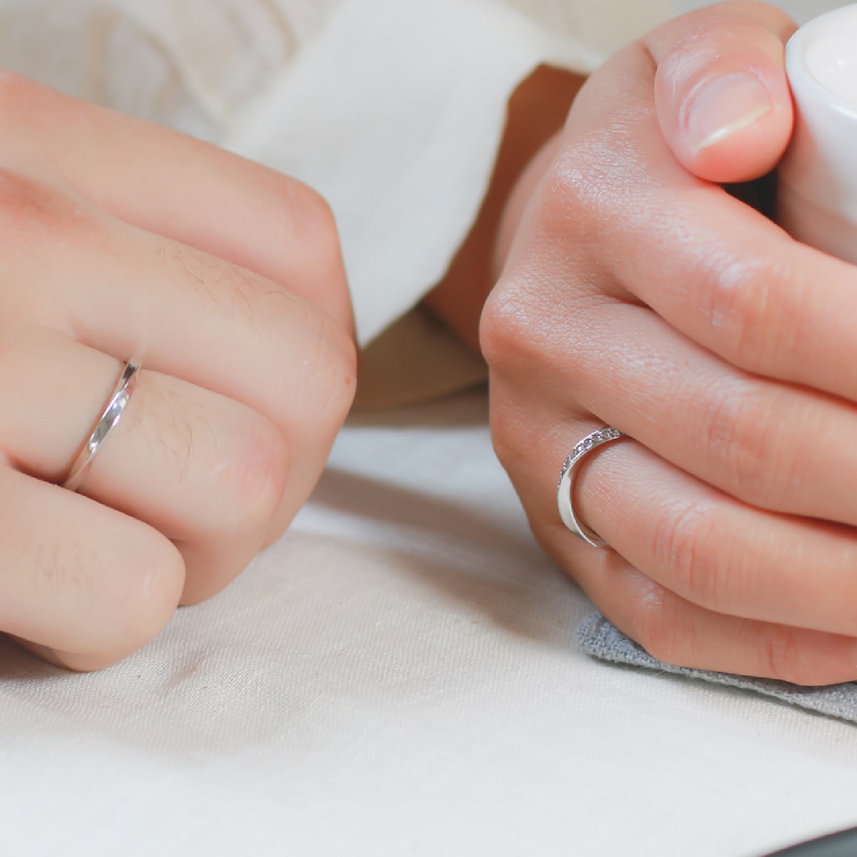 ペアリング 結婚指輪 ダイヤモンド 2本セット | 31562-31561