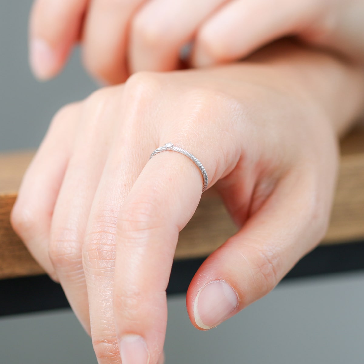 ダイヤモンドリング 極細リング | 31662