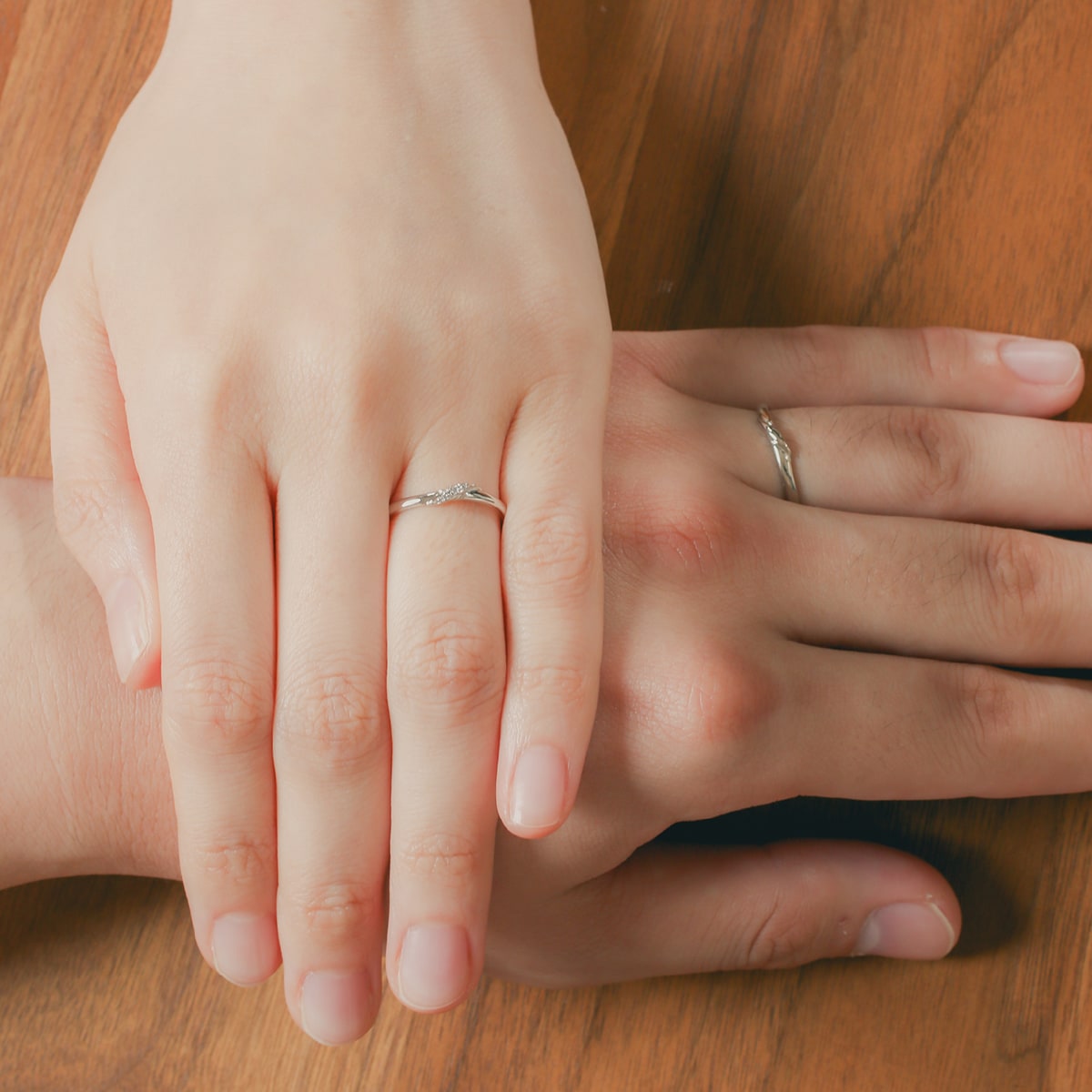 ペアリング 結婚指輪 ダイヤモンド 2本セット | 31876-31875