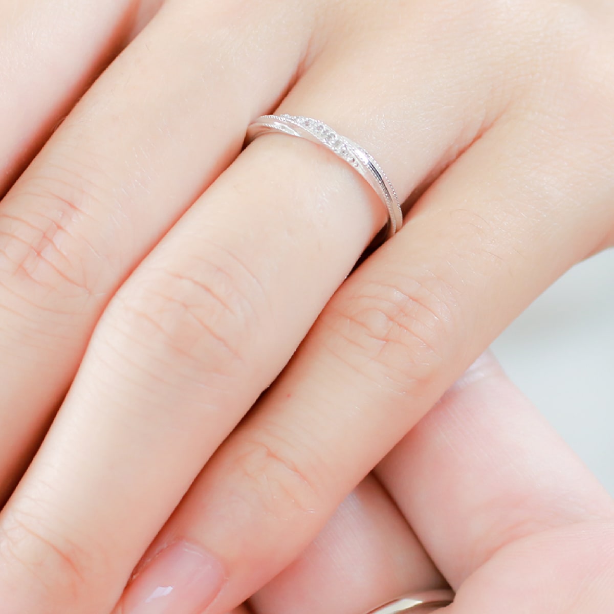 ペアリング 結婚指輪 ダイヤモンド 2本セット | 32028-32027