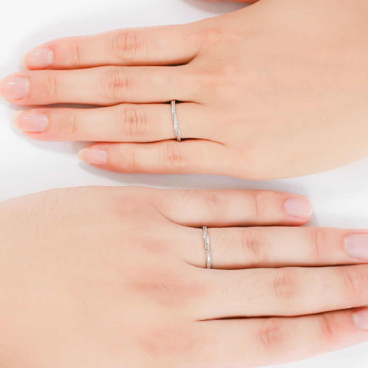 ペアリング 結婚指輪 ダイヤモンド 2本セット | 32028-32027