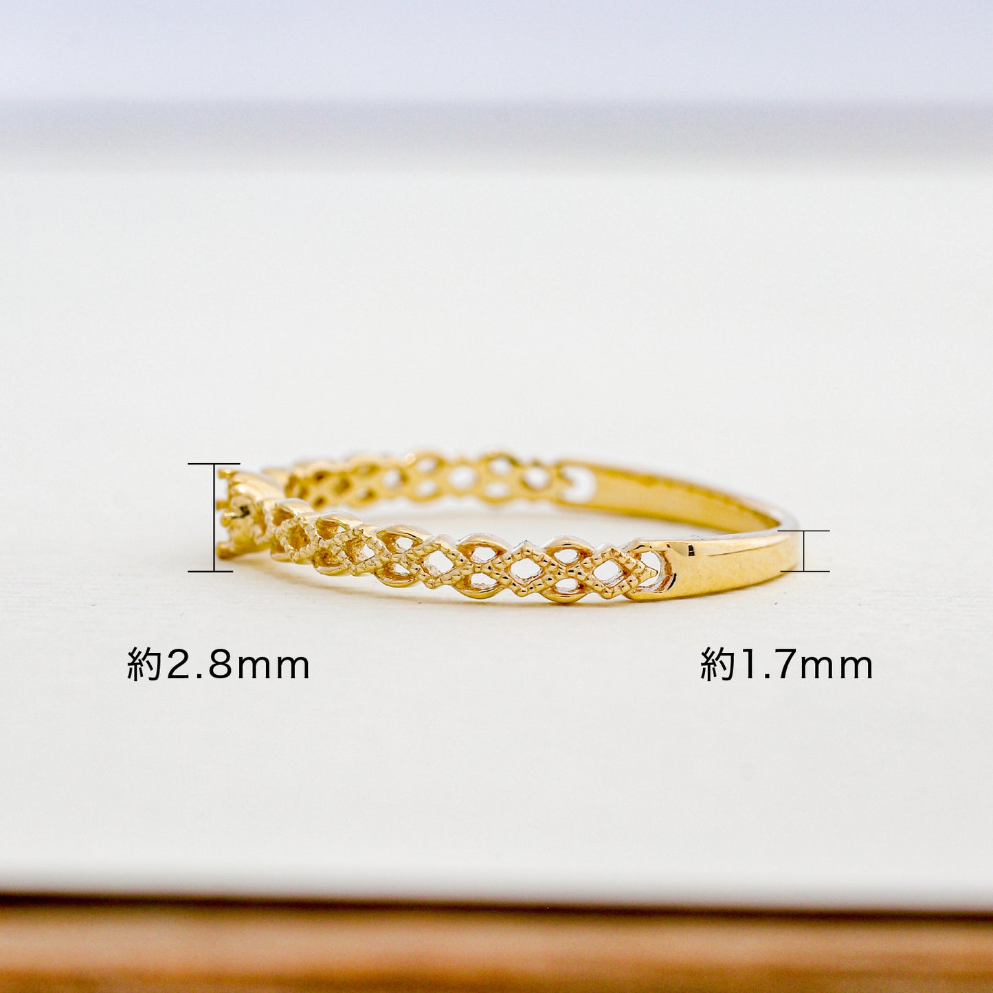 【空枠】2.0mm丸 0.03ct リング | wk32292