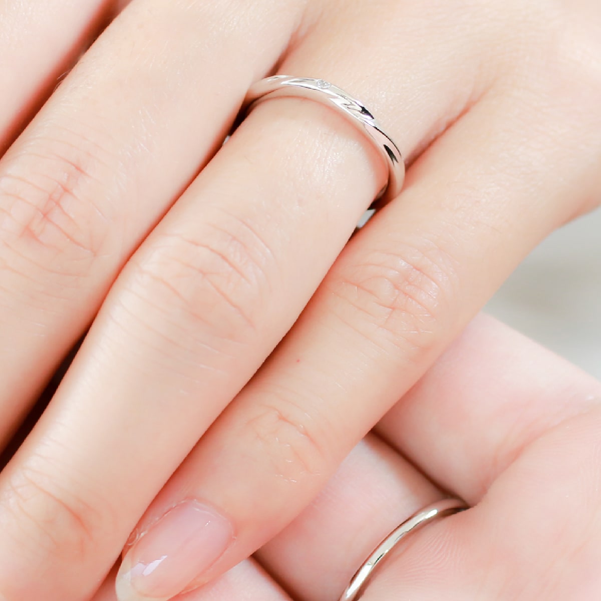 ペアリング 結婚指輪 ダイヤモンド 2本セット | 32535-32534