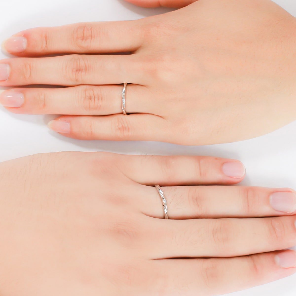 ペアリング 結婚指輪 ダイヤモンド 2本セット | 32535-32534