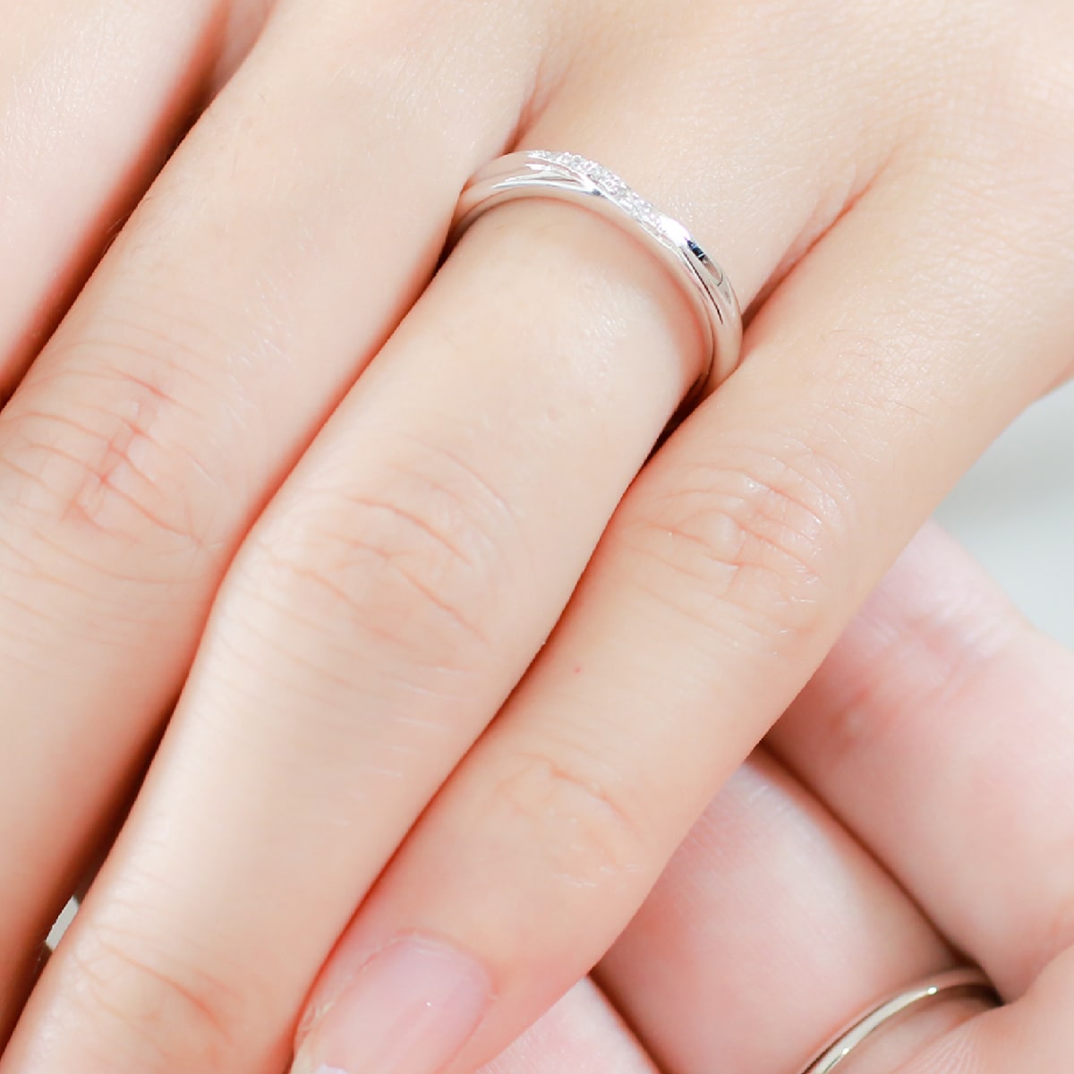 ペアリング 結婚指輪 ダイヤモンド 2本セット | 32545-32544