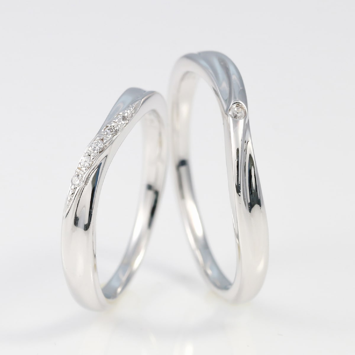ペアリング 結婚指輪 ダイヤモンド 2本セット | 32545-32544