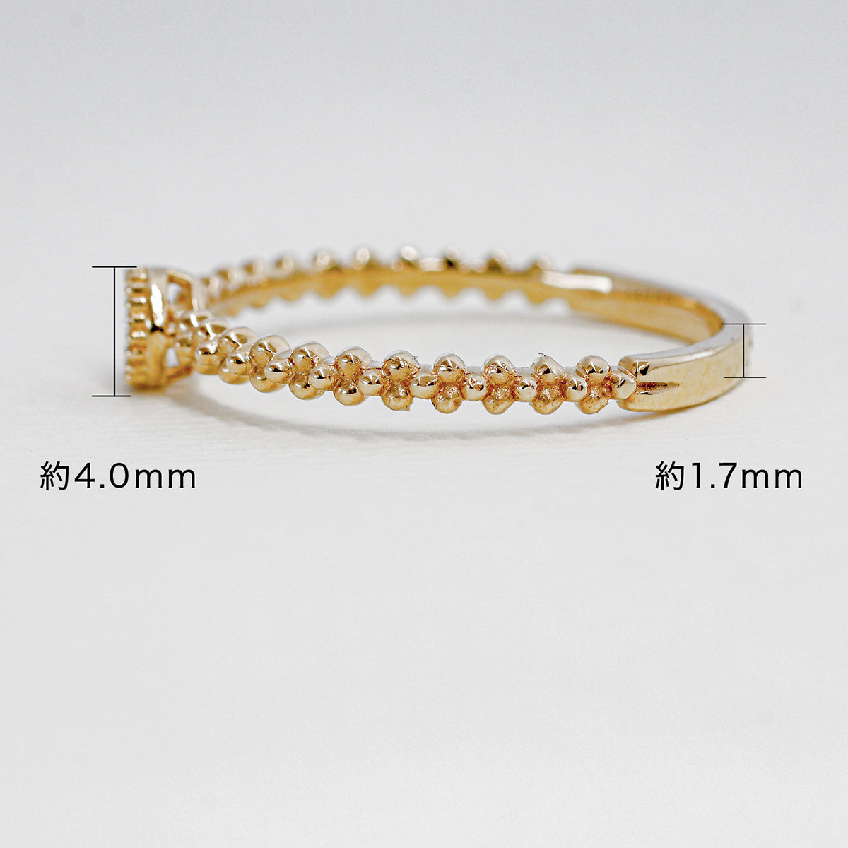 【空枠】3.0mm丸 0.10ct リング | wk33586