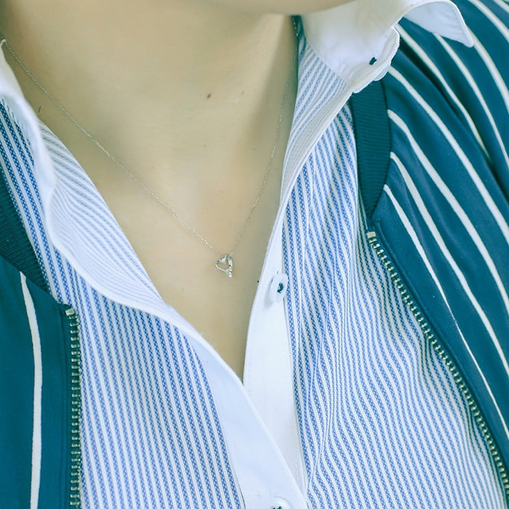 ネックレスダイヤモンドハート天然ダイヤ | 50311